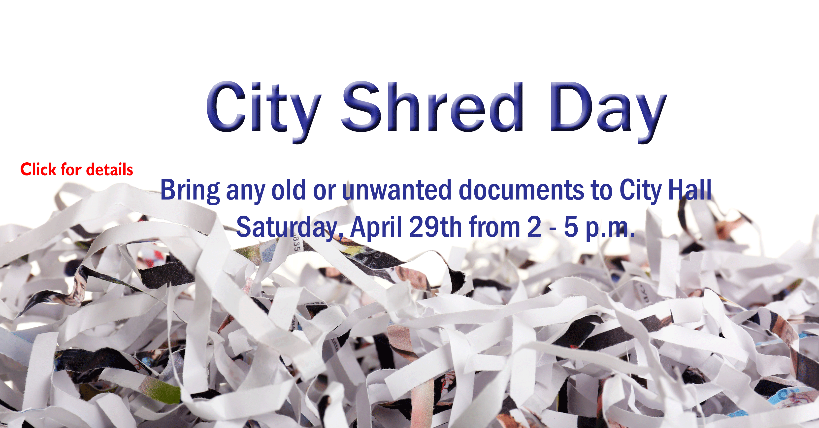 City Shred Day - News